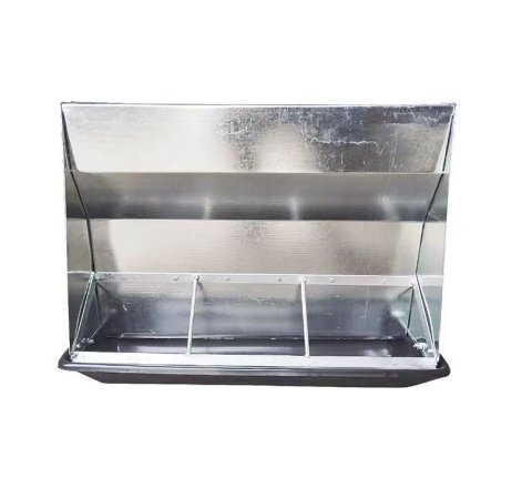 Double side feeding trough