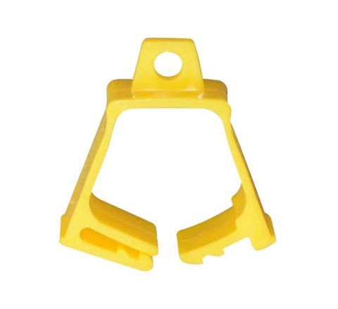 Suspension clasp for square pipe